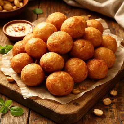 Image of Puff-Puff nigeriano alto en proteínas.