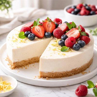 Image of No Bake Cheesecake Sugar Free and Wheat Free