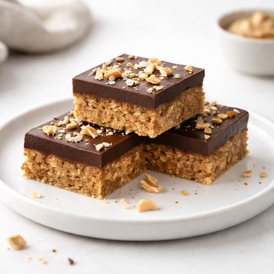 Image of No Bake Chocolate Peanut Butter Treats