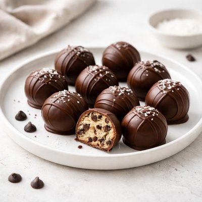 Image of No Bake Cookie Dough Truffles