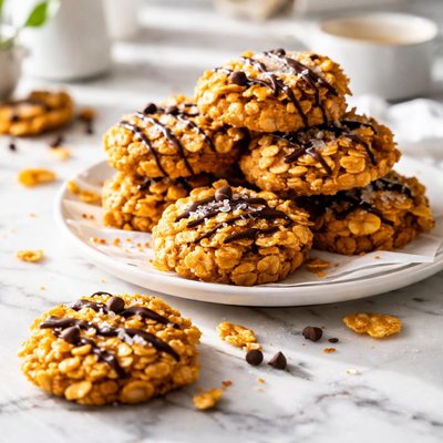 Image of No Bake Corn Flake Cookies