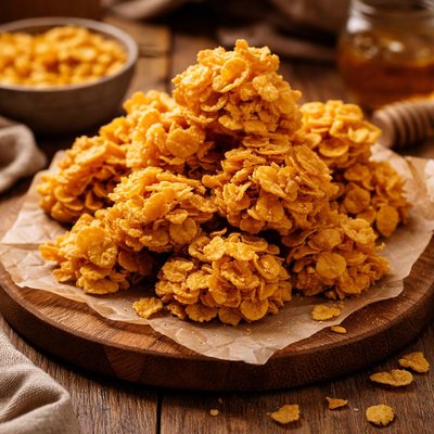 Image of No Bake Easy Corn Flake Crunchies