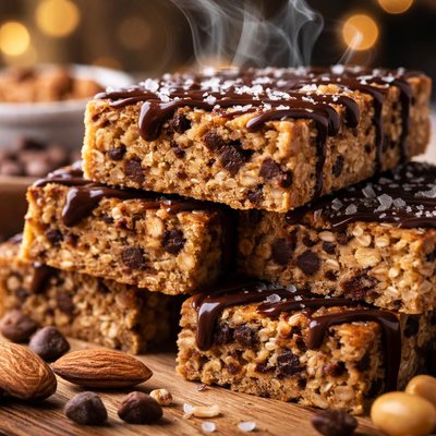 Image of No Bake Low Carb Protein Bars