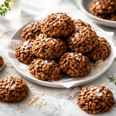 Image of No Bake Oatmeal Cookies