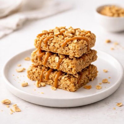 Image of No Bake Peanut Butter Chewies