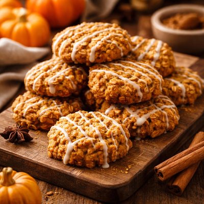 Image of No Bake Pumpkin Pie Flavored Cookies