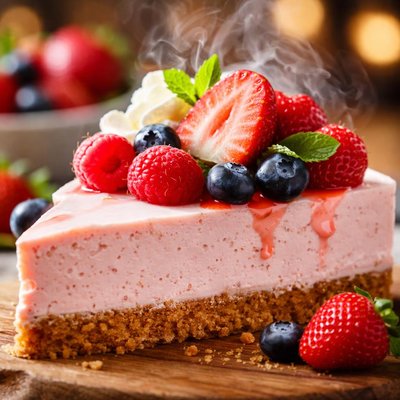 Image of No Bake Sugar Free Jell O Cheesecake