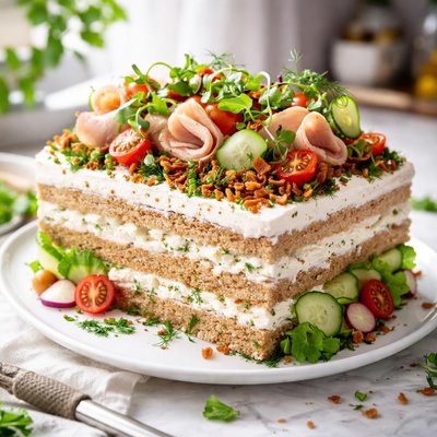 Image of No Bake Turkey Cake