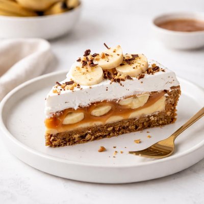 Image of No Bake Vegan Banoffee Pie