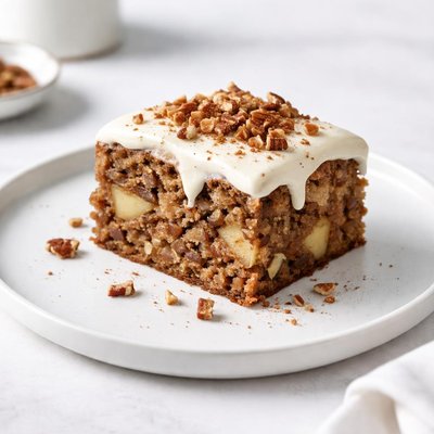 Image of No Bowl Fresh Apple Pecan Cake