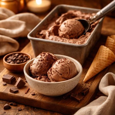 Image of No Cook Chocolate Ice Cream