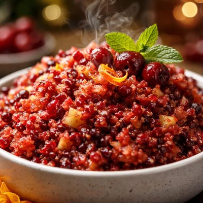Image of No Cook Cranberry Relish