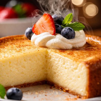 Image of No Crust Cream Cheese Pie