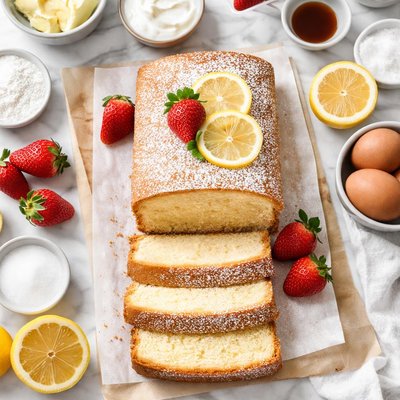 Image of No Fail Sour Cream Pound Cake