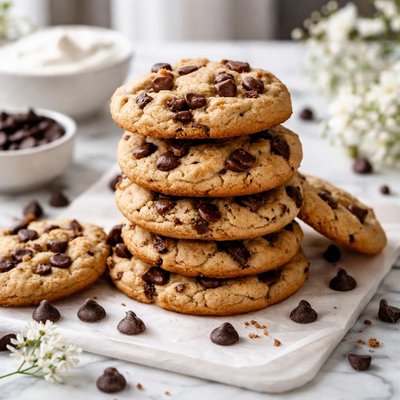 Image of No Fat Low Calorie Yogurt Chocolate Chip Cookies