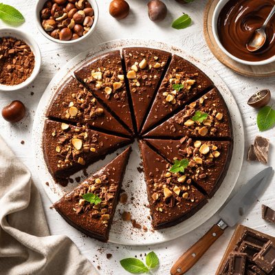 Image of No Flour Chocolate Chestnut Torte