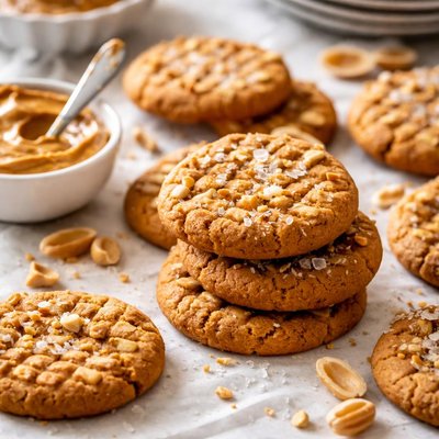 Image of No Flour Peanut Butter Cookies