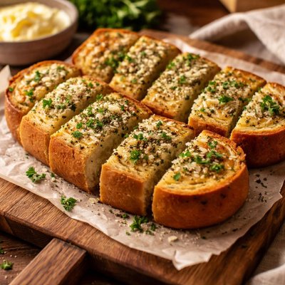 Image of No Garlic Garlic Bread