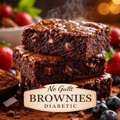 Image of No Guilt Brownies Diabetic