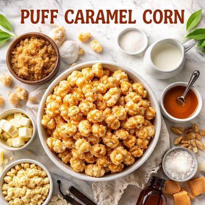 Image of No Hull No Seed Puff Caramel Corn