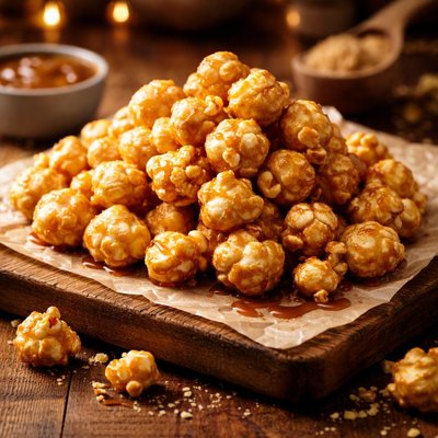Image of No Kernel Caramel Puff Popcorn