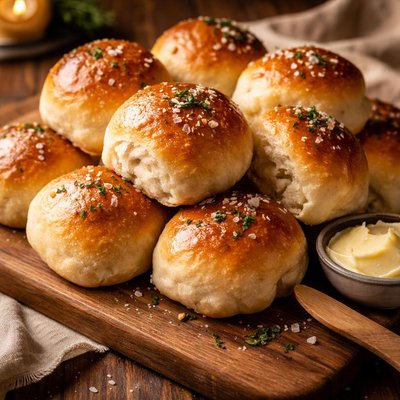 Image of No Knead Dinner Rolls