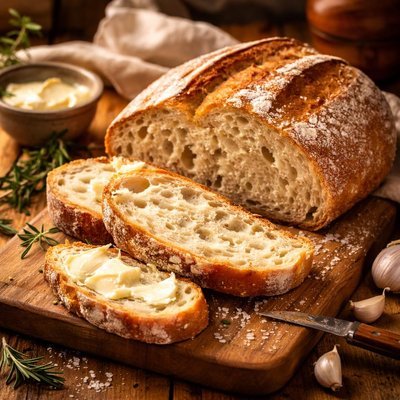 Image of No Knead Italian Rustic Bread Recipe Has Been Corrected
