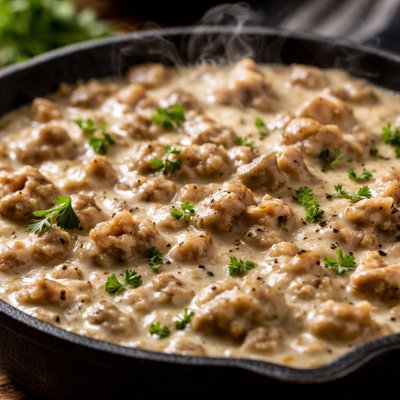 Image of No Meat Sausage Gravy