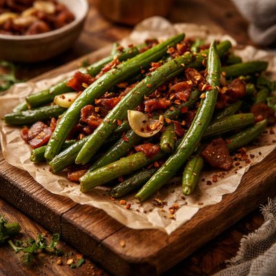 Image of No More Plain Jane Green Beans