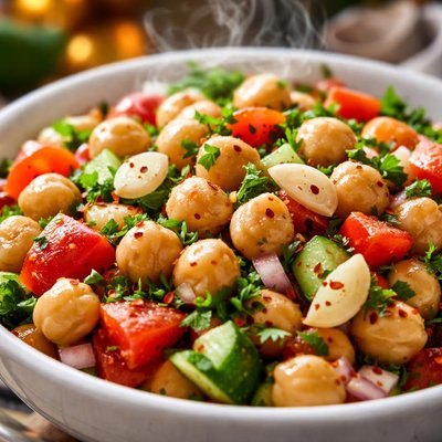 Image of No More Vampires Chickpea Salad