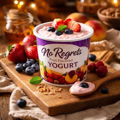 Image of No Regrets Fruit Flavored Yogurt