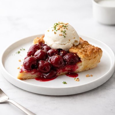 Image of No Roll Cherry Pie