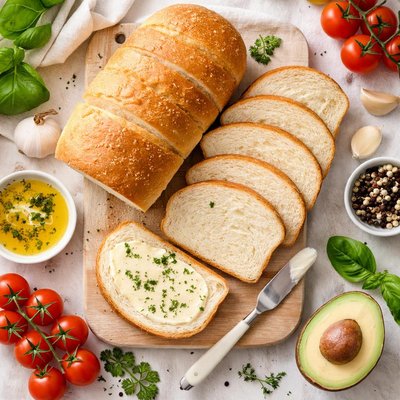 Image of No Salt White Bread