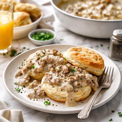 Image of No Sausage Gravy for Biscuits and Gravy