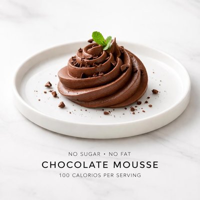 Image of No Sugar No Fat Chocolate Mousse 100 Calories Per Serving