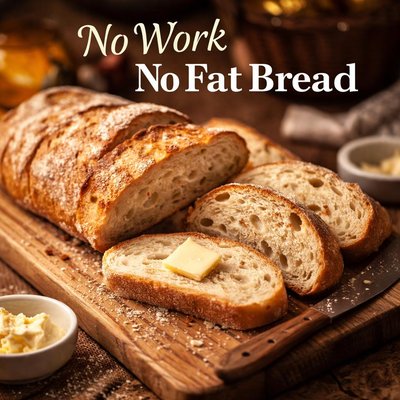Image of No Work No Fat Bread