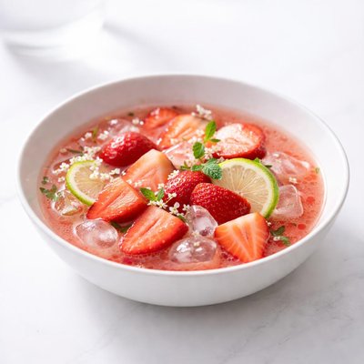 Image of Non Alcoholic Korean Strawberry Punch