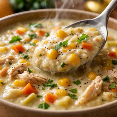 Image of Non Dairy Cream of Chicken and Corn Soup