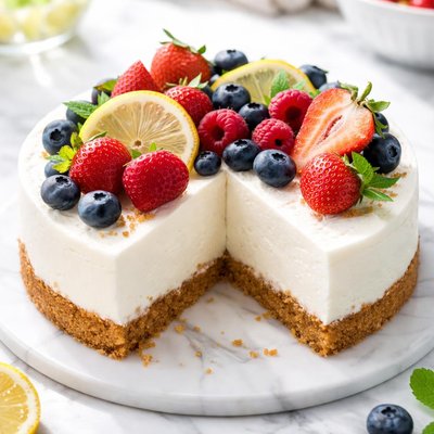 Image of Nonfat Simple Cheesecake