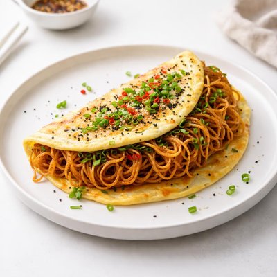 Image of Noodle Omelette