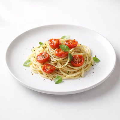 Image of Noodles and Tomatoes