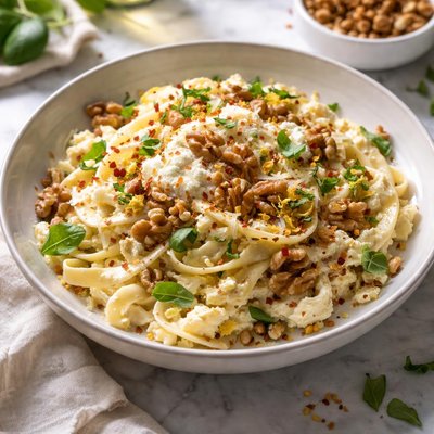 Image of Noodles with Ricotta Walnuts