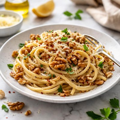 Image of Noodles with Walnuts