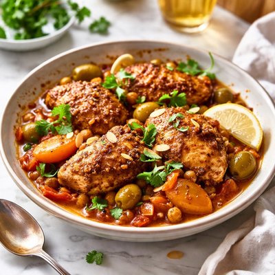 Image of North African Quick Tagine Style Chicken