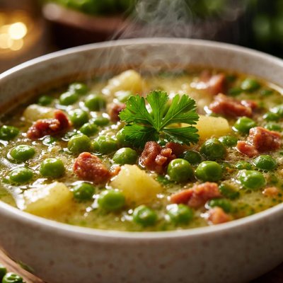 Image of North Croatian Green Peas Soup