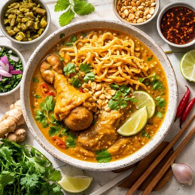Image of Northern Thai Curry with Chicken and Peanuts