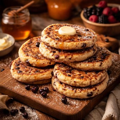 Image of Northumbrian Girdle Griddle Cakes Aka Gosforth Gridies