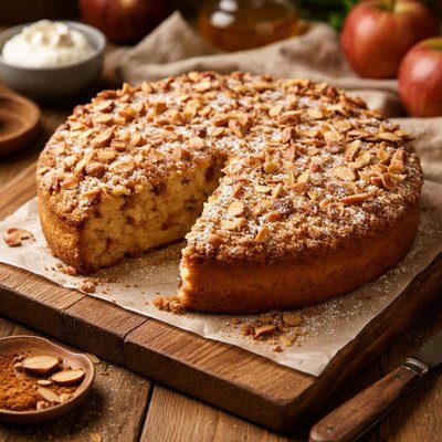 Image of Norwegian Apple Pie Torte
