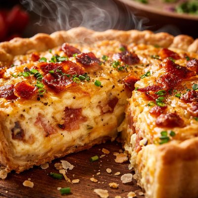 Image of Norwegian Bacon and Egg Cake