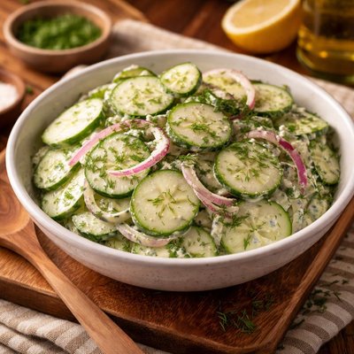 Image of Norwegian Dilled Cucumber Salad